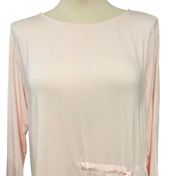 J. Crew NWT Top S Womens Pink Cinch Waist Side Tie 3/4 Sleeve Shirt Size Small - Picture 6 of 9